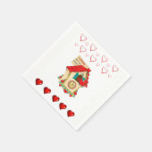 Valentijnsdag Paper Napkins Servet (Hoek)