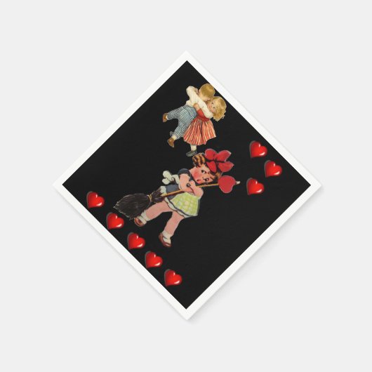 Valentijnsdag Paper Napkins Servet (Hoek)