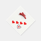 Valentijnsdag Paper Napkins Servet (Hoek)