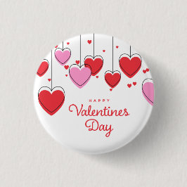 Valentijnsdag Papier Button - Hartsnaren