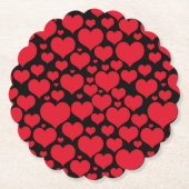 Valentijnsdag Papier Onderzetter (Voorkant)