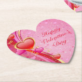 Valentijnsdag Papier Onderzetter (Gekanteld)
