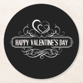 Valentijnsdag Papier Onderzetter (Voorkant)