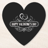 Valentijnsdag Papier Onderzetter (Voorkant)