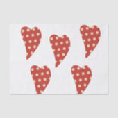 Valentijnsdag Papier rood hart (Voorkant)