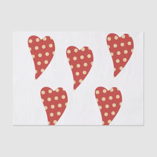 Valentijnsdag Papier rood hart (Voorkant)