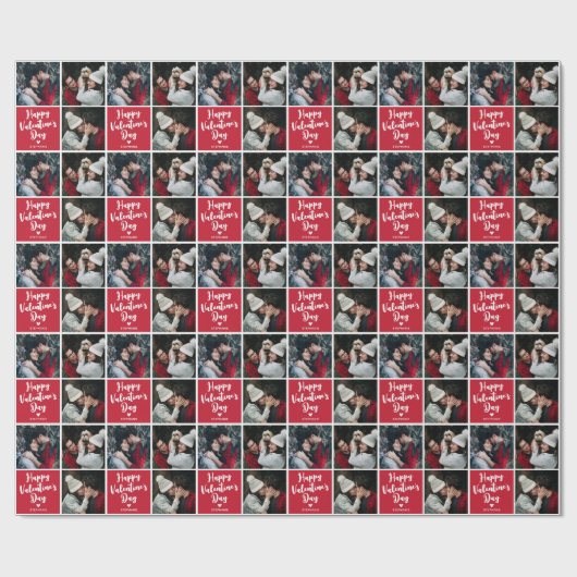 Valentijnsdag papier voor het opvouwen van foto's (Vlak)