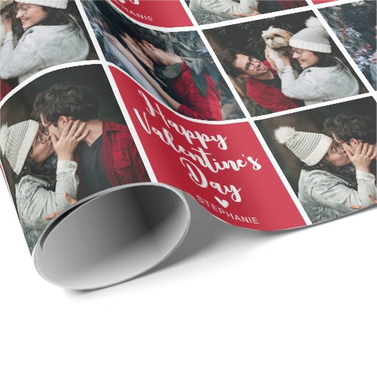 Valentijnsdag papier voor het opvouwen van foto's (Rol Hoek)