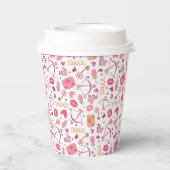 Valentijnsdag Papieren Bekers (Achterkant)