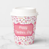 Valentijnsdag Papieren Bekers (Voorkant)