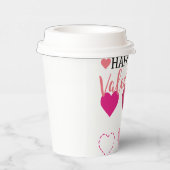 Valentijnsdag Papieren Bekers (Rechts)