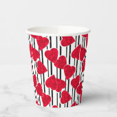 Valentijnsdag Papieren Bekers (Links)