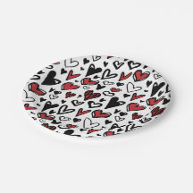 Valentijnsdag Papieren Borden