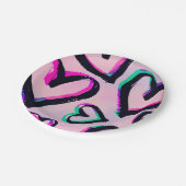 Valentijnsdag Papieren Bordje (Gekanteld)