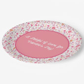 Valentijnsdag Papieren Bordje (Gekanteld)