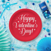 Valentijnsdag papieren bordje (Feest)