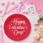 Valentijnsdag papieren bordje (Feest)