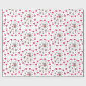 Valentijnsdag-papierpasta's Cadeaupapier (Vlak)