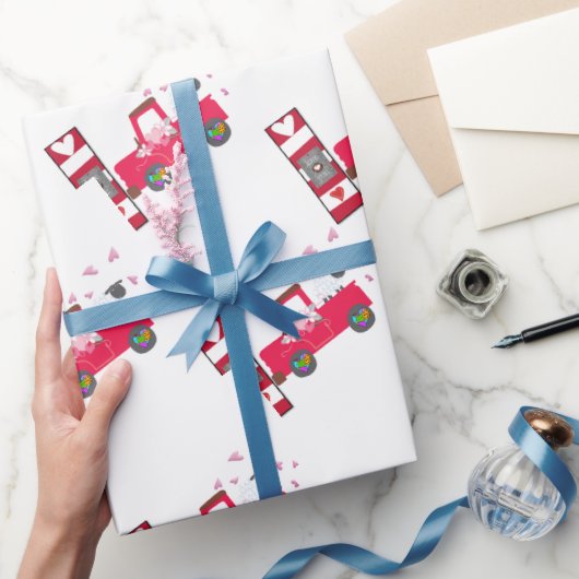 Valentijnsdag — Papierschaar ompakken Cadeaupapier (Geschenken)