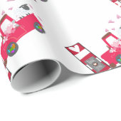 Valentijnsdag — Papierschaar ompakken Cadeaupapier (Rol Hoek)