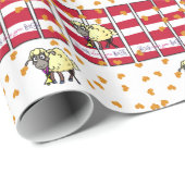 Valentijnsdag — Papierschep — Harten Cadeaupapier (Rol Hoek)