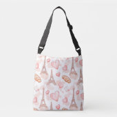 Valentijnsdag Paris Romantisch Crossbody Tas (Voorkant)