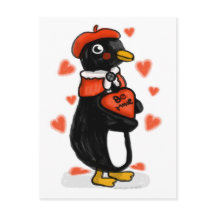 Valentijnsdag Parisian Penguin