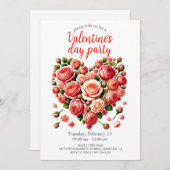 Valentijnsdag Partij Kaart (Voorkant / Achterkant)