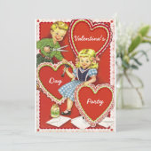  Valentijnsdag Partij V2 Kaart (Staand voorkant)
