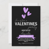 Valentijnsdag Party event Waterverf Hart Kaart (Voorkant)