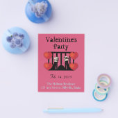 Valentijnsdag Party gevangene Flyer (Enkel)