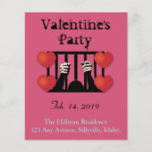 Valentijnsdag Party gevangene Flyer (Voorkant)