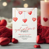 Valentijnsdag Party Invitation, Galentines Day Kaart