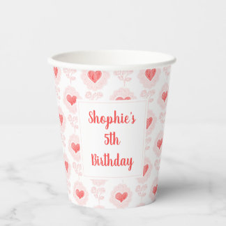 Valentijnsdag Party Paper Cup Papieren Bekers