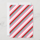 Valentijnsdag Party roze Cute Deer Kaart (Achterkant)