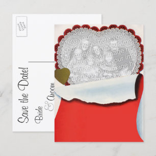  Valentijnsdag Passen getrouwd Liefde en Romance Aankondigingskaart