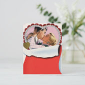 Valentijnsdag Passen getrouwd Liefde en Romance Feestdagenkaart (Staand voorkant)