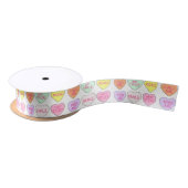 Valentijnsdag Pastel Snoep Conversation Hearts Satijnen Lint (Spoel)