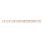 Valentijnsdag Pastel Snoep Conversation Hearts Satijnen Lint (Voorkant)