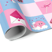 Valentijnsdag patroon cadeaupapier (Rol Hoek)