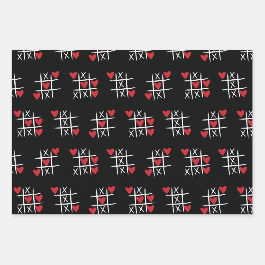 Valentijnsdag Patroon Inpakpapier Vel (Voorkant)