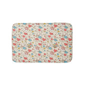 Valentijnsdag Patroon met Cupid Badmat (Voorkant)