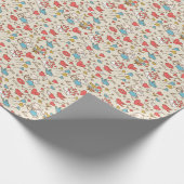 Valentijnsdag Patroon met Cupid Cadeaupapier (Hoek)