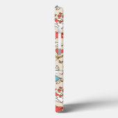 Valentijnsdag Patroon met Cupid Case-Mate iPhone Case (Achterkant / Links)