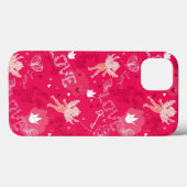 Valentijnsdag Patroon met Cupid Case-Mate iPhone Case (Achterkant (horizontaal))
