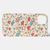 Valentijnsdag Patroon met Cupid Case-Mate iPhone Case (Achterkant (horizontaal))