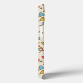 Valentijnsdag Patroon met Cupid Case-Mate iPhone Case (Achterkant / Rechts)