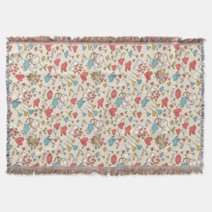 Valentijnsdag Patroon met Cupid Deken