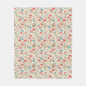 Valentijnsdag Patroon met Cupid Fleece Deken (Voorkant)