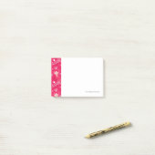 Valentijnsdag Patroon met Cupid Post-it® Notes (Op bureau)